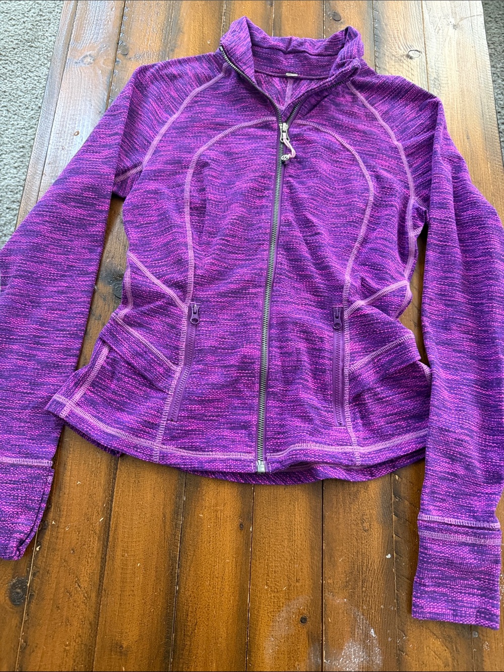 lululemon athletica Purple Zip-Up Women's Athletic Jacket